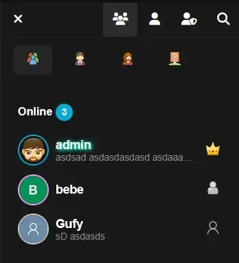 Userlist Gender Filter