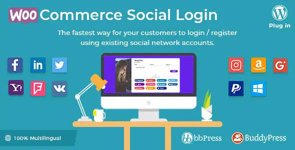 WooCommerce Social Login v2.8.4 - WordPress plugin